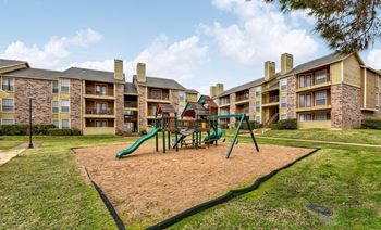Playground for kids at The Glen Apartments, Lewisville, Texas